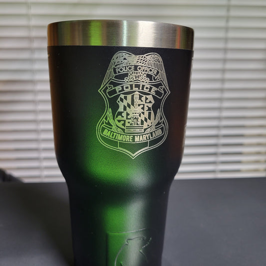 BPD 20oz Insulated Badge Mug