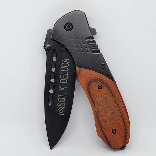 BPD Wood Handle Knife