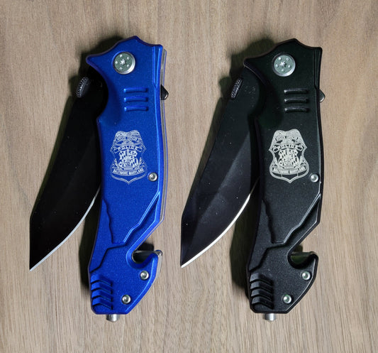 BPD Badge Aluminum Knife